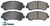 ULTIMA FRONT BRAKE PAD SET TO SUIT NISSAN X-TRAIL T31 MR20DE 2.0L I4 CHASSIS TBAT31
