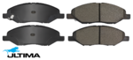 ULTIMA FRONT BRAKE PAD SET TO SUIT NISSAN MICRA K12 CR14DE 1.4L I4
