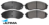 ULTIMA FRONT BRAKE PAD SET TO SUIT HYUNDAI H-1 TQ G4KG 2.4L I4