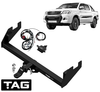 TAG HEAVY DUTY 1-PIECE DESIGN TOW BAR & WIRING KIT FOR TOYOTA HILUX GGN135R 1GR-FE 4.0L V6 STYLESIDE