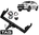 TAG HEAVY DUTY 1-PIECE DESIGN TOW BAR & WIRING KIT FOR TOYOTA HILUX GGN135R 1GR-FE 4.0L V6 STYLESIDE