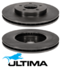 ULTIMA FRONT VENTED DISC BRAKE ROTOR SET TO SUIT MAZDA TRIBUTE CU 5Z L3 2.3L I4 OD 303MM