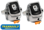 PAIR OF TRANSGOLD STANDARD FRONT ENGINE MOUNTS TO SUIT AUDI Q5 8R CALB CTVA SUPERCHARGED 3.0L 3.2 V6