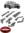 REDBACK DUAL 3" CATBACK EXHAUST SYSTEM WITH REAR MUFFLERS TO SUIT HOLDEN COMMODORE VF L77 6.0L V8