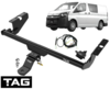 TAG STD DUTY TOW BAR & WIRING KIT FOR TOYOTA HIACE KDH203R KDH221R 1KD-FTV 3.0 I4 TO 01/19 EXCL. LWB