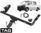 TAG STD DUTY TOW BAR & WIRING KIT FOR TOYOTA HIACE KDH203R KDH221R 1KD-FTV 3.0 I4 TO 01/19 EXCL. LWB