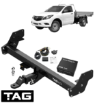 TAG HD 3-PIECE TOW BAR & BRINK WIRING KIT FOR FORD RANGER PX2 PX3 P5AT 3.2L I5