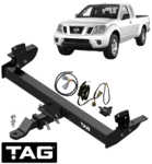 TAG HEAVY DUTY TOW BAR & WIRING KIT TO SUIT NISSAN NAVARA D40 VQ40DE V9X TURBO DIESEL 3.0L 4.0L V6