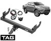 TAG HD 1-PIECE TOW BAR & WIRING KIT FOR TOYOTA HILUX GGN15R 1GR-FE 4.0L V6 CAB & STYLESIDE 08/08 ON