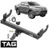 Go to product TAG HD 1-PIECE TOW BAR & WIRING KIT FOR TOYOTA HILUX GGN15R 1GR-FE 4.0L V6 CAB & STYLESIDES TO 07/08
