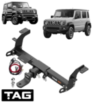 TAG EXTREME RECOVERY (XR) TOW BAR & WIRING KIT TO SUIT SUZUKI JIMNY JC K15B 1.5L I4 XL 5 DOOR