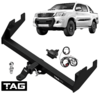 TAG HD 1-PIECE DESIGN TOW BAR & WIRING KIT FOR TOYOTA HILUX WORKMATE GUN120R 2GDFTV 2.4 I4 STYLESIDE