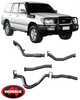 REDBACK EXTREME DUTY EXHAUST SYSTEM W/O CAT FOR TOYOTA LANDCRUISER HDJ100R 1HD-FTE 4.2 I6 10/2000 ON