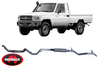 REDBACK EXTREME DUTY EXHAUST SYSTEM FOR TOYOTA LANDCRUISER VDJ79R 1VD-FTV 4.5 V8 TO 10/16 SINGLE CAB