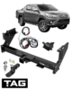 HEAVY DUTY 3-PIECE TOW BAR & WIRING KIT FOR TOYOTA HILUX WORKMATE GUN120R 2GD-FTV 2.4L I4 STYLESIDE