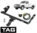 TAG STANDARD DUTY TOW BAR & WIRING KIT TO SUIT TOYOTA HILUX VZN167R VZN172R 5VZ-FE 3.4L V6