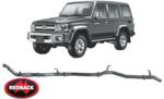 EXTREME DUTY EXHAUST SYSTEM W/O MUFFLER FOR TOYOTA LANDCRUISER VDJ76R 1VD-FTV 4.5L V8 TO 10/16 WAGON