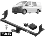 TAG STANDARD DUTY TOW BAR & WIRING KIT TO SUIT TOYOTA HIACE GDH300R GDH301R 1GD-FTV 2.8L I4 06/19 ON