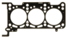 MLS LHS CYLINDER HEAD GASKET TO SUIT VOLKSWAGEN TOUAREG 7L BKS TURBO DIESEL 3.0L V6 CYLINDERS 4-6