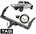 TAG HEAVY DUTY TOW BAR & WIRING KIT TO SUIT MAZDA B2600 BRAVO UN G6 JK26 2.6L I4