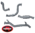 EXTREME DUTY EXHAUST SYSTEM W/ RESONATOR FOR TOYOTA LANDCRUISER VDJ78R 1VDFTV 4.5 V8 11/16 ON TROOPY