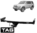 TAG STANDARD DUTY TOW BAR FOR HOLDEN JACKAROO L2 L5 U8 4JX1T 4JG2T 4JG2-TC TURBO DIESEL 3.0L 3.1L I4