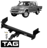 Go to product TAG HEAVY DUTY 3-PIECE DESIGN TOW BAR TO SUIT TOYOTA LANDCRUISER VDJ79R 1VD-FTV 4.5L V8 FROM 08/2012