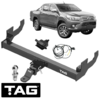 Go to product TAG HEAVY DUTY 1-PIECE DESIGN TOW BAR & WIRING KIT FOR TOYOTA 1KDFTV 3.0 I4 CAB & STYLESIDE 08/08 ON