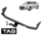 TAG STANDARD DUTY TOW BAR TO SUIT HYUNDAI ELANTRA MD G4NB 1.8L I4