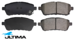 ULTIMA FRONT BRAKE PAD SET TO SUIT DAIHATSU SIRION M301S K3-VE 1.3L I4 FROM 12/2008