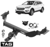 TAG HEAVY DUTY TOW BAR & WIRING KIT TO SUIT HYUNDAI SANTA FE DM G4KJ D4HB TURBO DIESEL 2.2L 2.4L I4