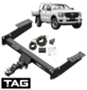 Go to product TAG HEAVY DUTY 3-PIECE TOW BAR & BRINK WIRING KIT FOR FORD RANGER PY BF2S 3.0L V6 EXTENDED TRAYBACK