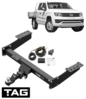HEAVY DUTY 3-PIECE TOW BAR & BRINK WIRING KIT FOR VOLKSWAGEN AMAROK NF DXVA 2.3 I4 EXTENDED TRAYBACK