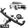 TAG HEAVY DUTY TOW BAR & WIRING KIT TO SUIT HOLDEN COMMODORE VE ALLOYTEC LY7 LE0 LW2 LWR 3.6L V6 UTE
