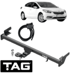 STD DUTY TOW BAR & UNIVERSAL WIRING KIT TO SUIT KIA CERATO YD G4NB G4NC 1.8 I4 ON 8/13 TO 3/18 SEDAN