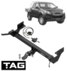 TAG HD 1-PIECE TOW BAR & WIRING KIT FOR ISUZU D-MAX TFR TFS TF 4JJ1-TC 4JJ1-TCX 3.0L I4 TO 07/2020