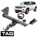 TAG HD TOW BAR & UNIVERSAL WIRING KIT TO SUIT JEEP GRAND CHEROKEE WK ESG EZD EZH ESD 5.7 6.2 6.4 V8