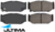 ULTIMA FRONT BRAKE PAD SET TO SUIT SUZUKI SWIFT RS416 EZ M16A 1.6L I4
