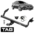 TAG STANDARD DUTY TOW BAR & WIRING KIT TO SUIT MITSUBISHI LANCER CF CJ CY 4B11-TC 2.0 I4 11/11 SEDAN