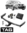 TAG STANDARD DUTY TOW BAR & BRINK WIRING KIT TO SUIT HOLDEN COMMODORE VF ALLOYTEC LWR 3.6L V6 WAGON