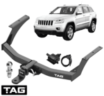 TAG HEAVY DUTY TOW BAR & UNIVERSAL WIRING KIT TO SUIT JEEP CHEROKEE KK EKG 3.7L V6