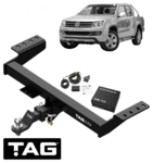 TAG HEAVY DUTY 1-PIECE DESIGN TOW BAR & BRINK WIRING KIT FOR VOLKSWAGEN AMAROK NF DXWA 3.0L V6 CAB