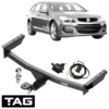 Go to product TAG STANDARD DUTY TOW BAR & WIRING KIT FOR HOLDEN COMMODORE VE ALLOYTEC LY7 LE0 LW2 LWR 3.6 V6 WAGON