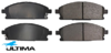 ULTIMA FRONT BRAKE PAD SET TO SUIT ISUZU FARGO E24 QD32 3.2L I4 FROM 12/1999 TILL 05/2001