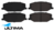 ULTIMA FRONT SEMI-METALLIC BRAKE PAD SET TO SUIT SUZUKI JIMNY SN413 JB43W G13BB M13A M13AA 1.3L I4