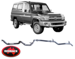 EXTREME DUTY EXHAUST SYSTEM W/O CAT TO SUIT TOYOTA LANDCRUISER VDJ78R 1VDFTV 4.5 V8 TO 10/16 TROOPY
