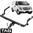 TAG HEAVY DUTY TOW BAR TO SUIT HYUNDAI G4KC G4KG D4CB TURBO DIESEL 2.4L 2.5L I4