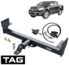 TAG HEAVY DUTY TOW BAR & WIRING KIT TO SUIT HOLDEN COLORADO RC Y24SE 4JJ1-TC TURBO DIESEL 2.4 3.0 I4