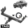 TAG HEAVY DUTY TOW BAR & WIRING KIT TO SUIT HOLDEN RODEO RA ALLOYTEC LCA 6VE1 3.5L 3.6L V6