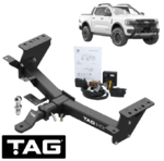 TAG HEAVY DUTY TOW BAR & WIRING KIT TO SUIT VOLKSWAGEN AMAROK NF DXVA DXKB DXKA 2.0 2.3 I4 STYLESIDE